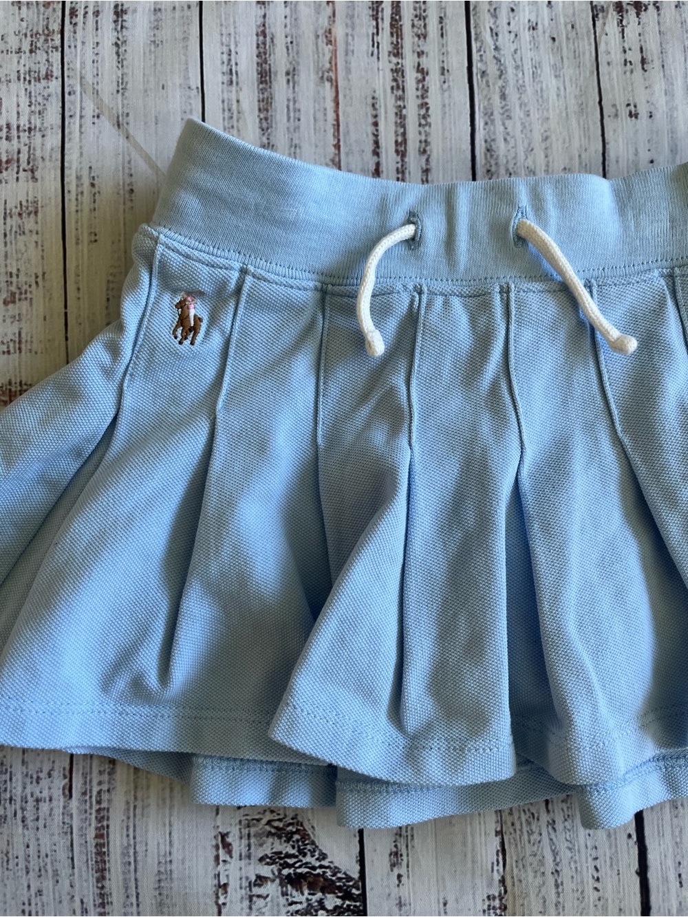 Polo Ralph Lauren Pleated Skort Pony Blue Size 3T NWOT - Picture 2 of 6